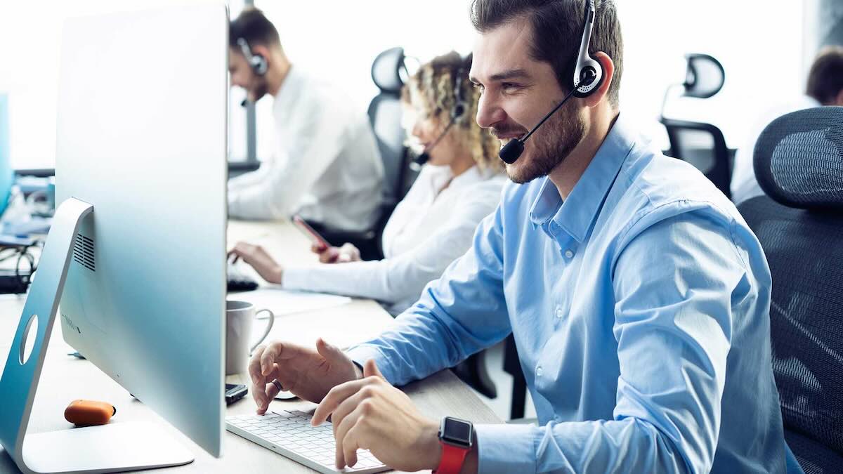 Teamwork, meeting and ideas for solution or decision for business, workplace or company. Group, people and discussion with technology in planning, collaboration for growth in brainstorming or project MC4 Solutions